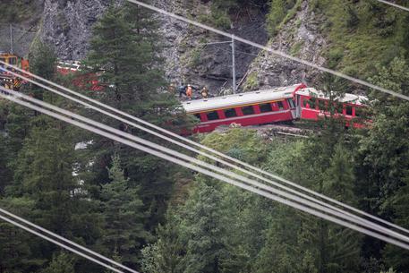 Passenger train accident travelling from St Moritz to Chur